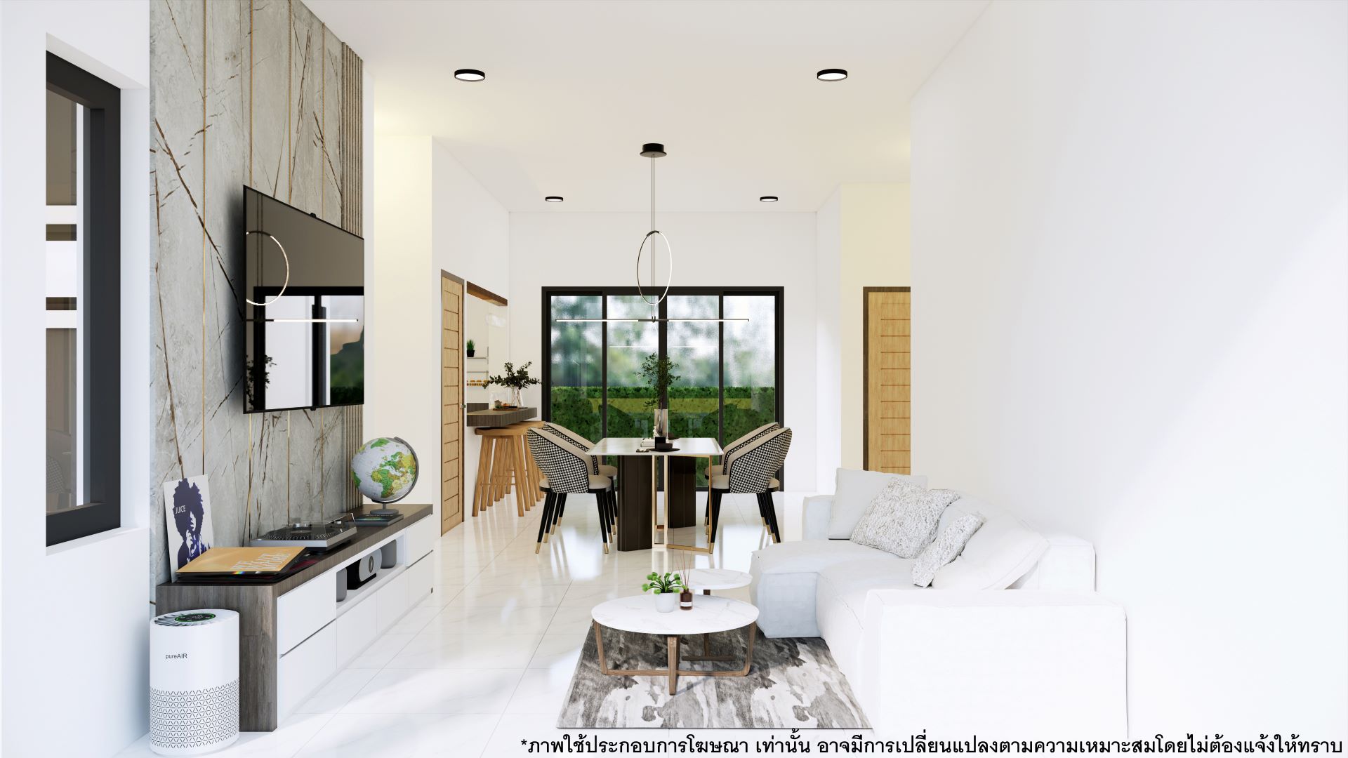 Goshen Garden ม.อ. ควนธานี บ้านเดี่ยว 3 ห้องนอน