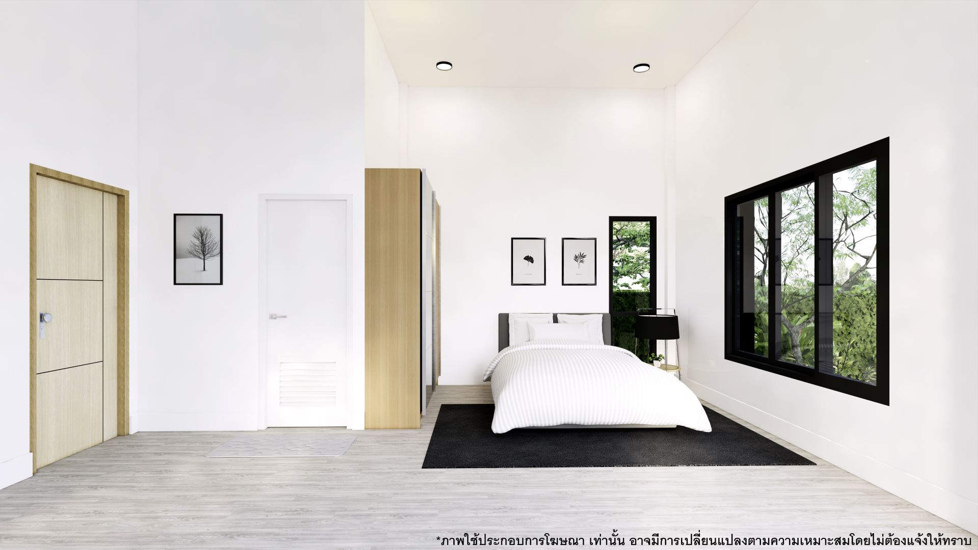 Goshen Garden ม.อ. ควนธานี บ้านเดี่ยว ชั้นเดียว 2 ห้องนอน