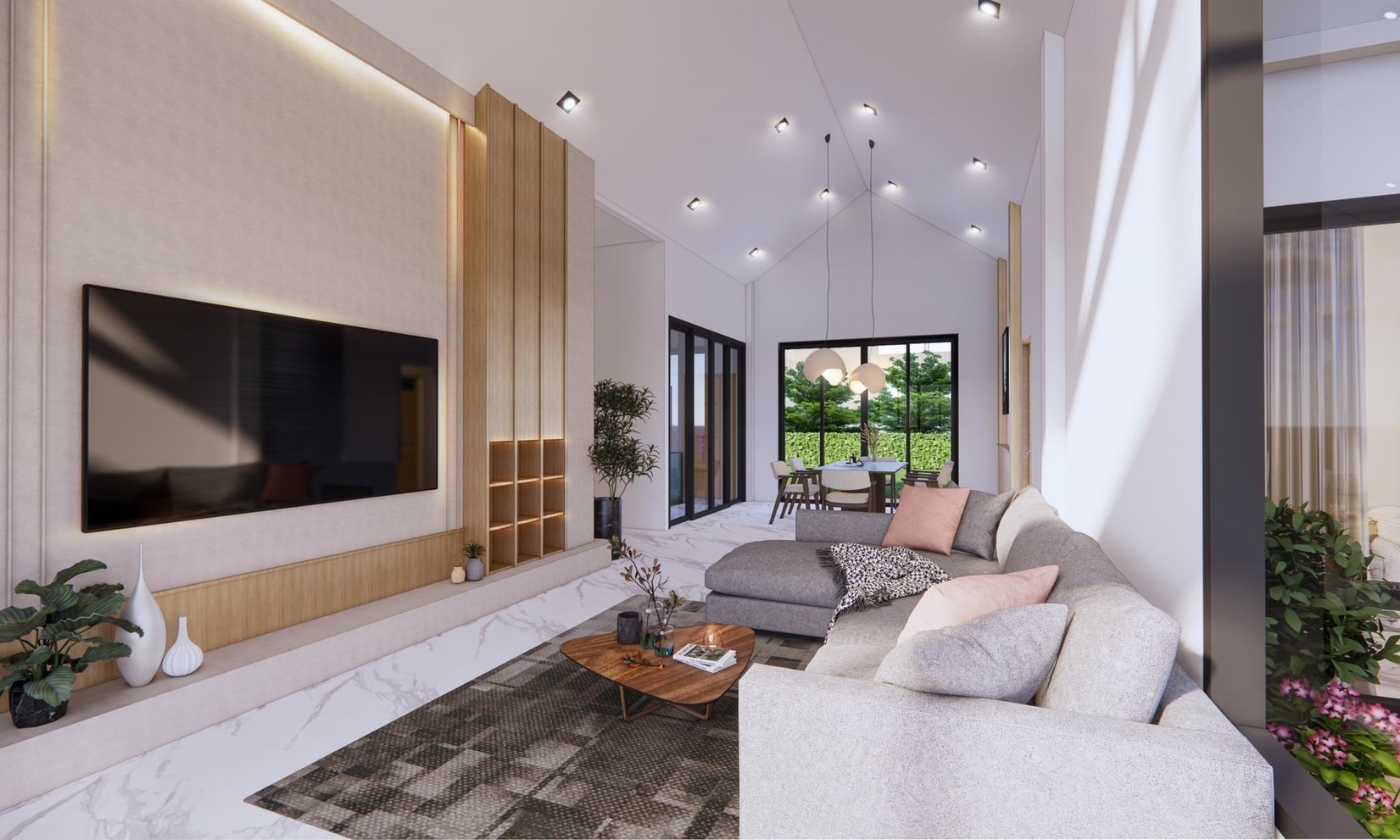 Grand Ville ท่าจีน บ้านเดี่ยวชั้นเดียว 2 ห้องนอน 2 ห้องน้ำ